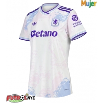 Camiseta Aston Villa Ian Maatsen #22 Tercera Equipación para mujer 2025-26 manga corta
